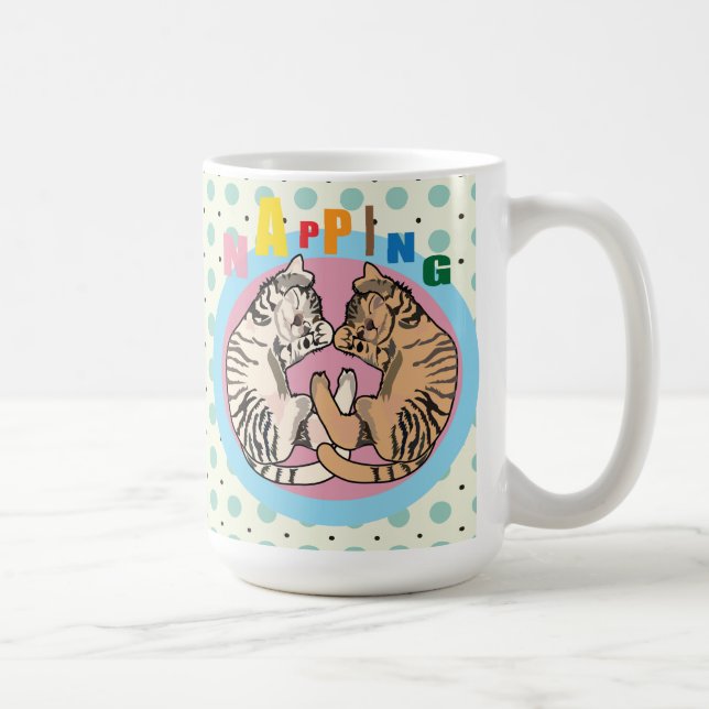 Taza De Café gato ensimismado (Derecha)