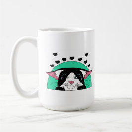 Taza De Café gato escondido