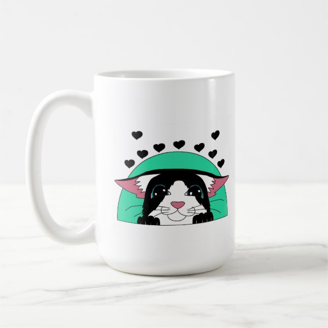 Taza De Café gato escondido (Izquierda)