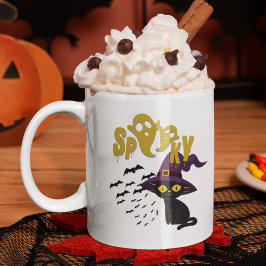 Taza De Café Gato espeluznante