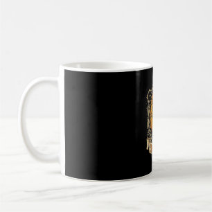Taza De Café Gato espeluznante Halloween Murciélagos Cementerio