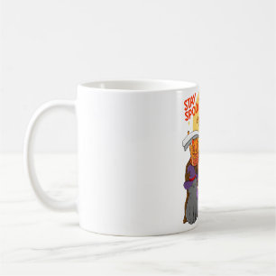 Taza De Café Gato espumoso de Halloween