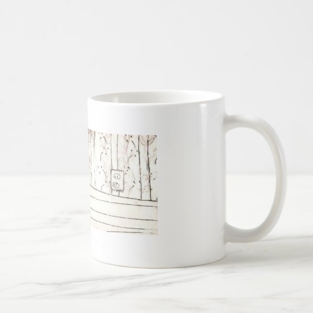 Taza De Café Gato fantasmagórico (Derecha)