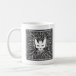 Taza De Café Gato feliz