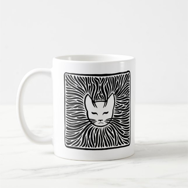 Taza De Café Gato feliz (Izquierda)