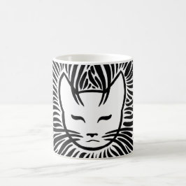 Taza De Café Gato feliz lleno
