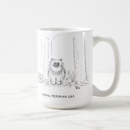 Taza De Café Gato feral persa