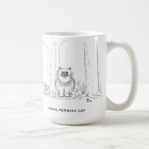 Taza De Café Gato feral persa