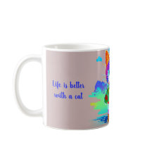 Gato fresco estilizado