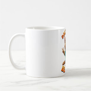 Taza De Café Gato gatito felino Boho Hippie Feliz
