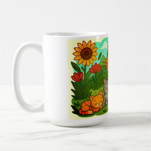 Taza De Café Gato, Gatitos, Madre Gata
