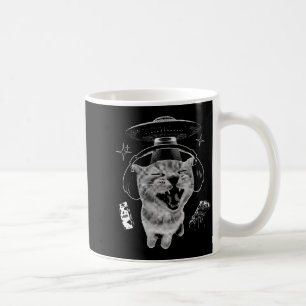 Taza De Café Gato Gnarp Alien Silly Gato Meme Cerebroda Meme Di