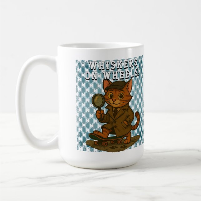 Taza De Café gato gracioso (Izquierda)