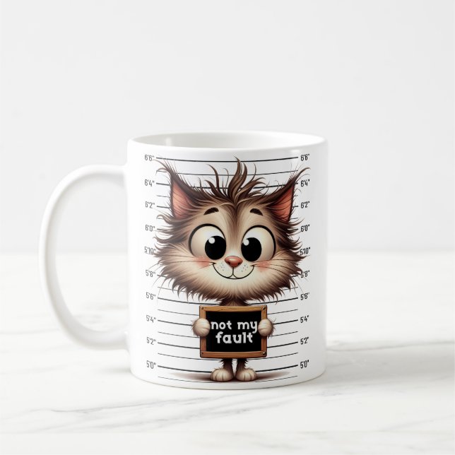 Taza De Café Gato gracioso diciendo (Izquierda)