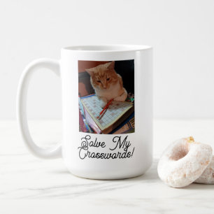 Taza De Café Gato Gracioso Resuelve Mi Foto Personalizada De La