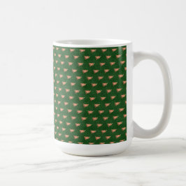 Taza De Café Gato graso naranja