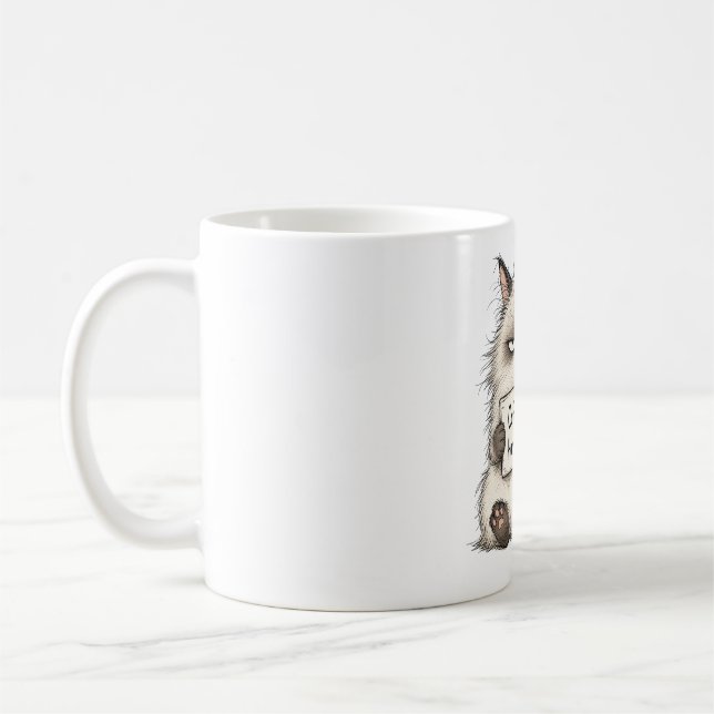 Taza De Café Gato Gruñón (Izquierda)