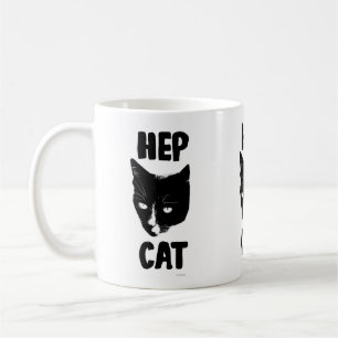 Taza De Café Gato Hepático Divertido Eslogan Foto Gato de Esmoq