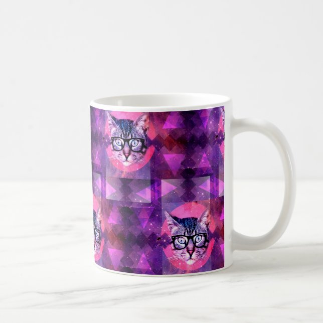 Taza De Café gato iluminado (Derecha)