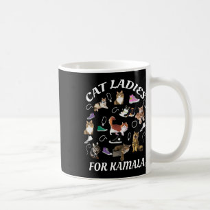 Taza De Café Gato Infantil Damas Para Kamala Harris 2024 Electi