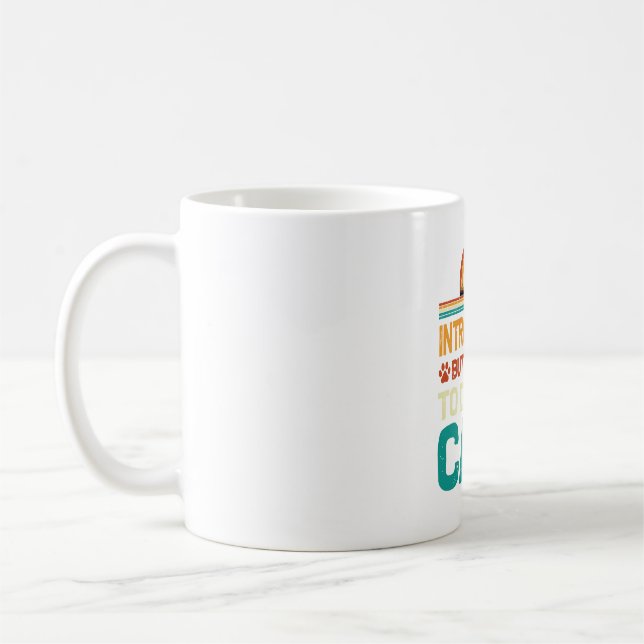 Taza De Café gato introvertido (Izquierda)