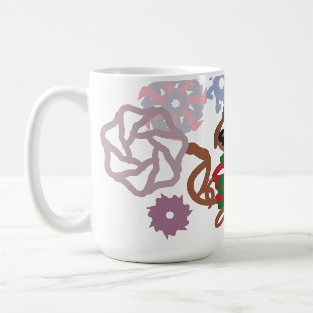 Taza De Café Gato invierno  (Izquierda)