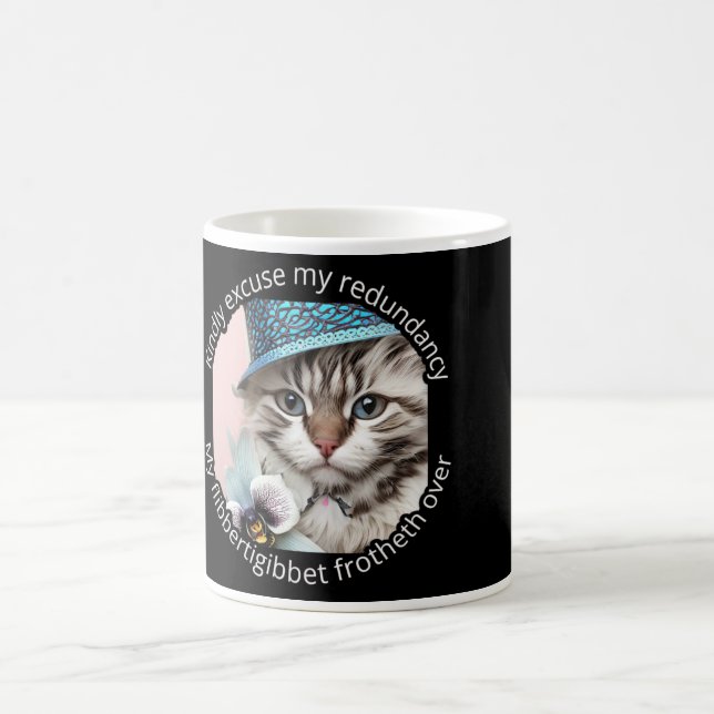 Taza De Café Gato italiano de lujo: Ombre (Centro)