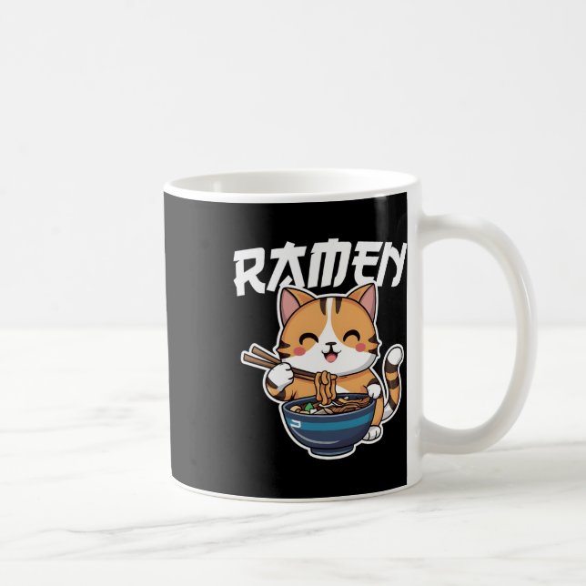 Taza De Café Gato japonés Kawaii Manga Anime (Derecha)