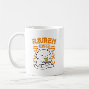 Taza De Café Gato japonés Ramen Ramen Lover