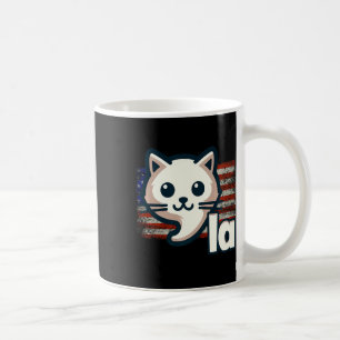 Taza De Café Gato Kamala Bandera De Ee.Uu. Gato Político