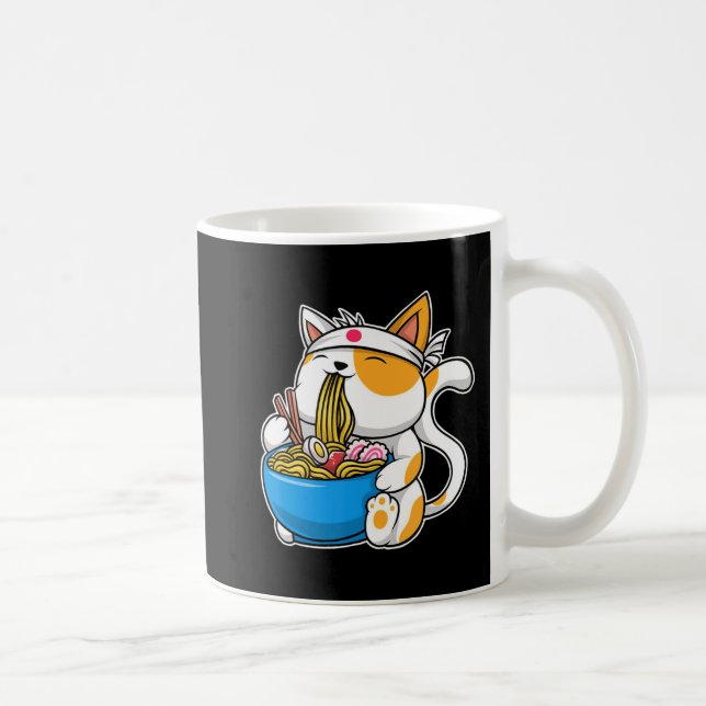 Taza De Café Gato kawaii anime comida japonesa neko gato (Derecha)
