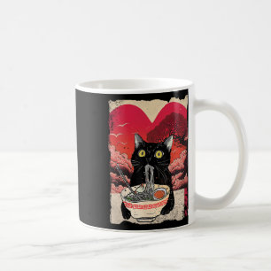 Taza De Café Gato Kawaii Comiendo Fideos Ramen Ramen Es Mi Vale
