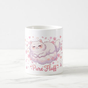 Taza De Café Gato Kawaii Esponjoso Puro