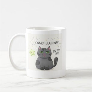 Taza De Café Gato Kawaii Mono Estético Impreso