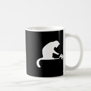 Taza De Café Gato Lady Revuelta Empuja la libertad de gota Kama