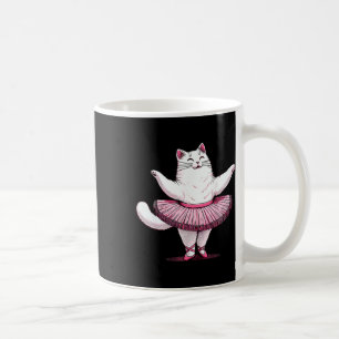 Taza De Café Gato lindo en ballet Tutu Bailando Hombres Mujeres