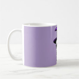 Taza De Café Gato Llama Sombrero de Bruja Gafas de Sol Furry Al