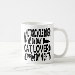 Taza De Café Gato Lover Motorcycle Rider