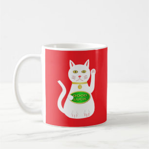 Taza De Café Gato Lucky Oriental