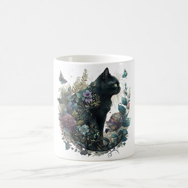Taza De Café Gato mágico (Centro)
