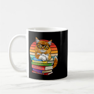 Taza De Café Gato Maine Coon De vuelta a la escuela mascota de
