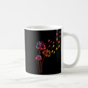 Taza De Café Gato Mascota colorido de flores de los gatos de da