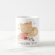 Taza De Café Gato Me Miau Tú