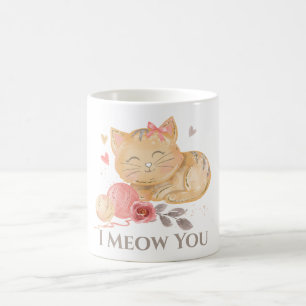 Taza De Café Gato Me Miau Tú