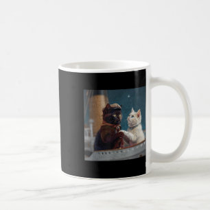 Taza De Café Gato Meme Divertido Película Titanic Hombres Barco