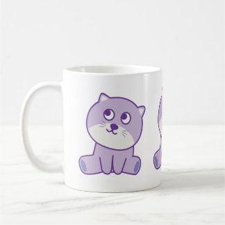 Taza De Café gato mirando al cielo