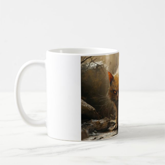 Taza De Café Gato monstruo  (Izquierda)