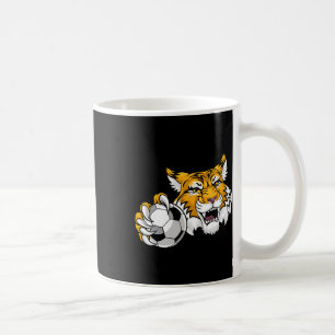 Taza De Café Gato montés Bobcat Lince Puma Fútbol Byll Personaj