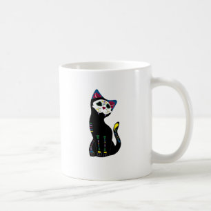 Taza De Café "Gato Muerto" Dia De Los Muertos Cat