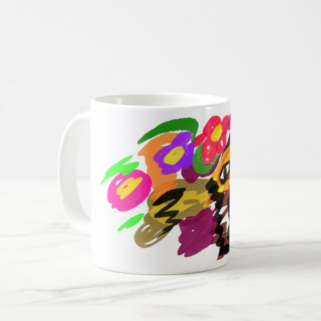 Taza De Café Gato naranja recupérate  (Anverso izquierdo)